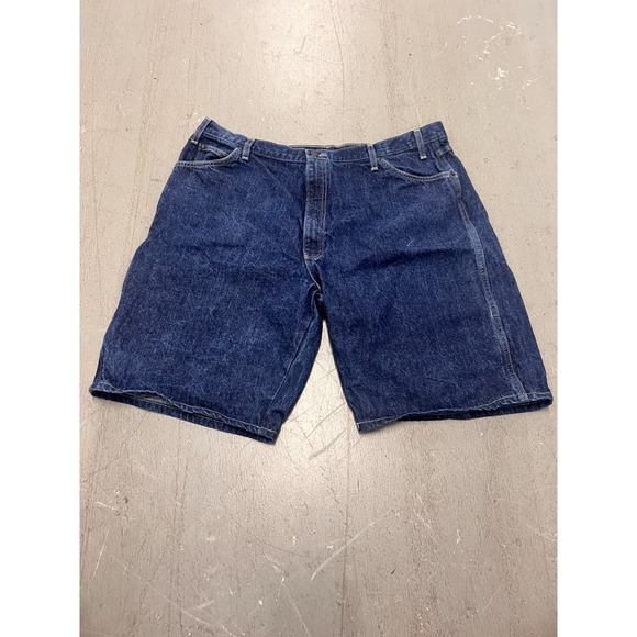 Dickies Other - Genuine Dickies Washed Denim Shorts Mens Blue 9"‎ Inseam Loose Fit Classic - 42